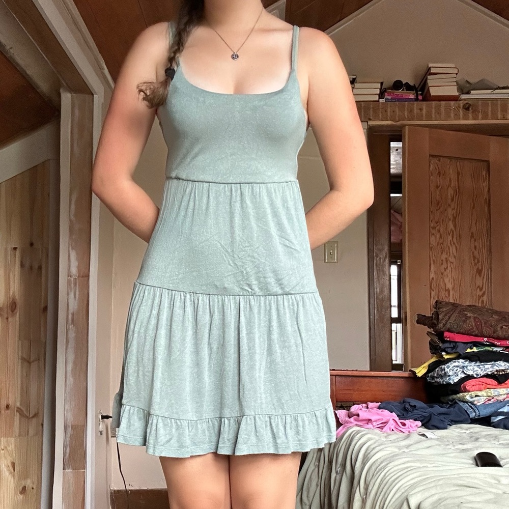 Light Blue Mini Dress